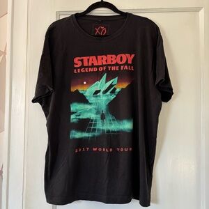 Starboy Legend of the Fall Band Tour T-Shirt 2017 Black Men’s Extra Large